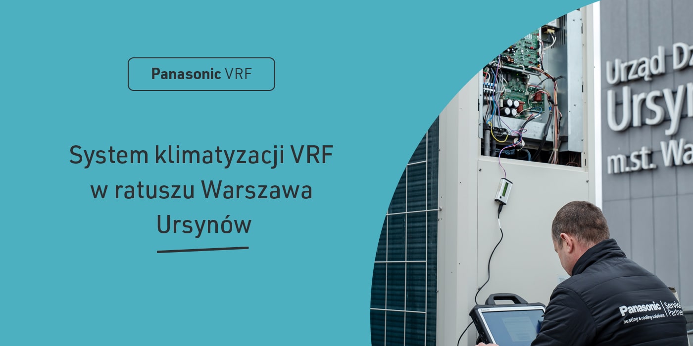 System klimatyzacji VRF w ratuszu Warszawa Ursynów
